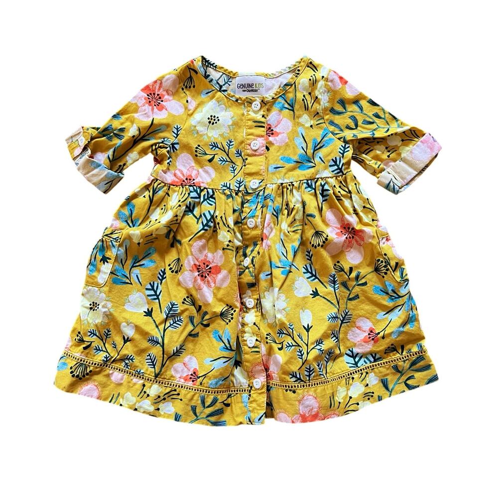 Genuine Kids from OshKosh Floral Button-Front Dress | Size 18M
